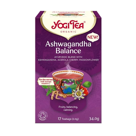 Yogi Bio Ashwagandha egyensúly tea – 17 filter