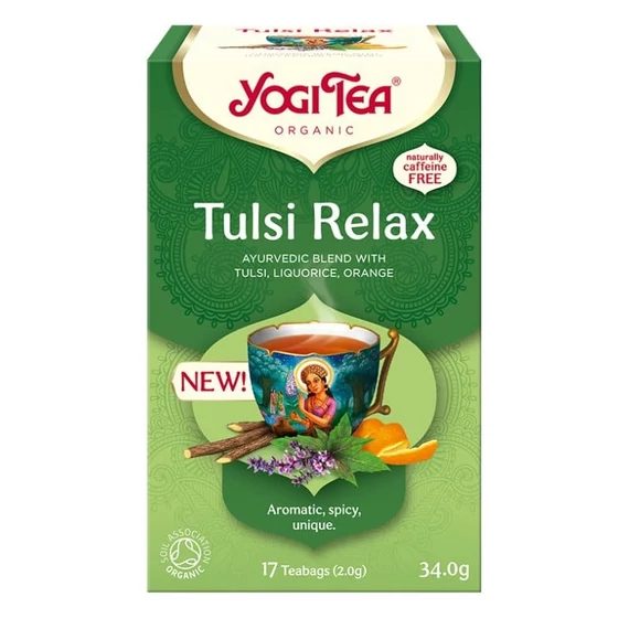 Yogi Bio Relax Tulsi nyugtató tea 17 filter