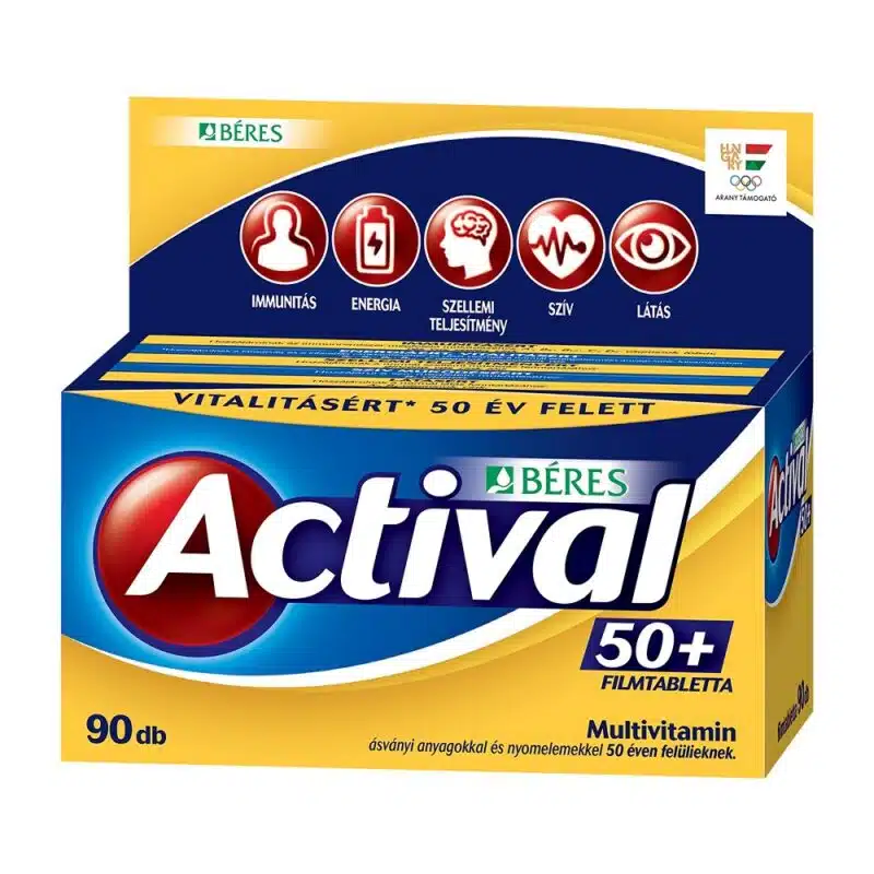 Béres Actival 50+ filmtabletta 90db