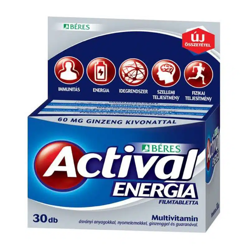 Béres Actival Energia filmtabletta 30db