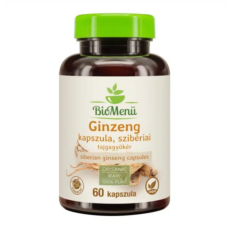 Biomenü Szibériai Ginzeng (Ginseng) kapszula 60db