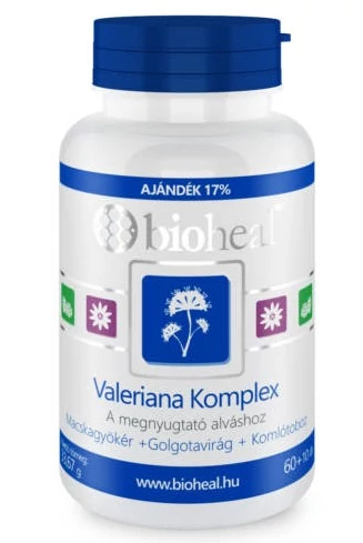 Bioheal valeriána komplex tabletta 70db