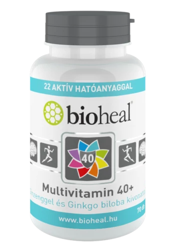 Bioheal multivitamin 40+ tabletta 70 db