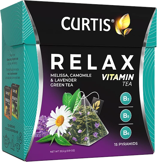 Curtis Relax ízesített zöld tea 15x1,7g