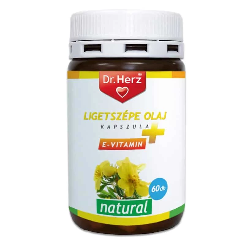 Dr. Herz Ligetszépe olaj + E-vitamin kapszula 60db