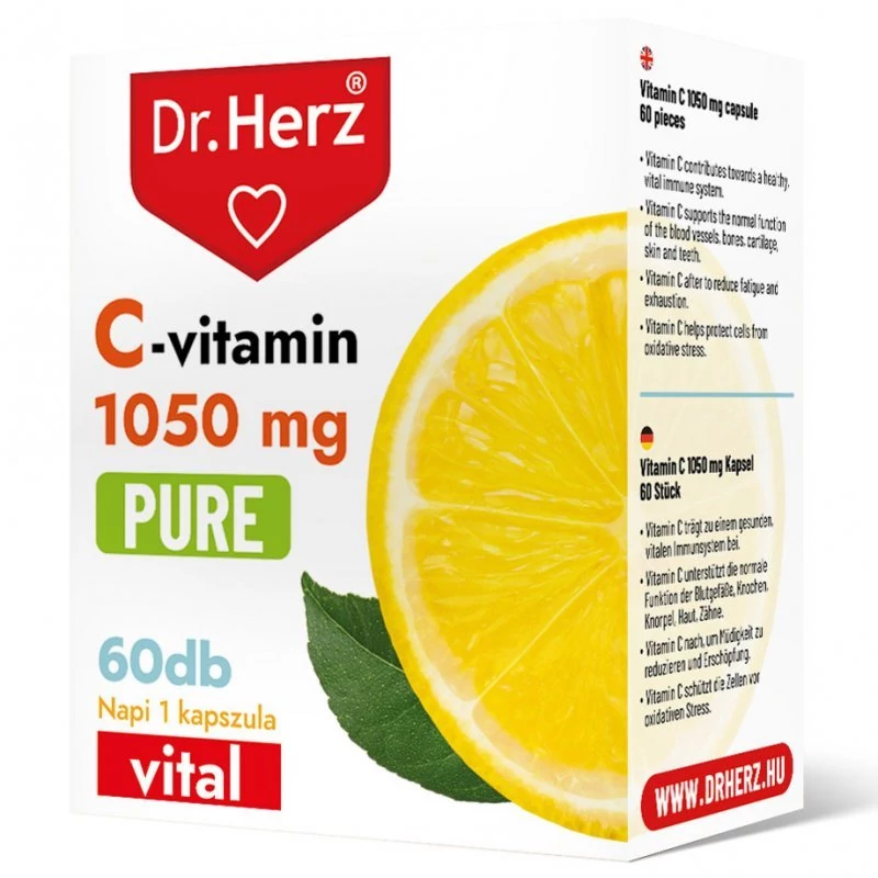 Dr. Herz C-vitamin 1050 mg PURE kapszula 60db