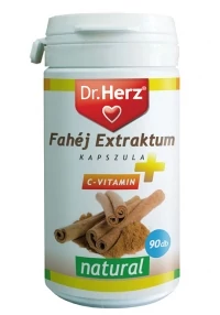 Dr. Herz fahéj extraktum + C vitamin kapszula 90db