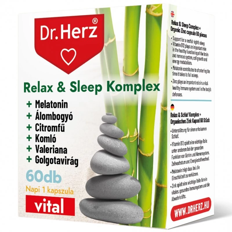 Dr. Herz Relax & Sleep Komplex kapszula 60db