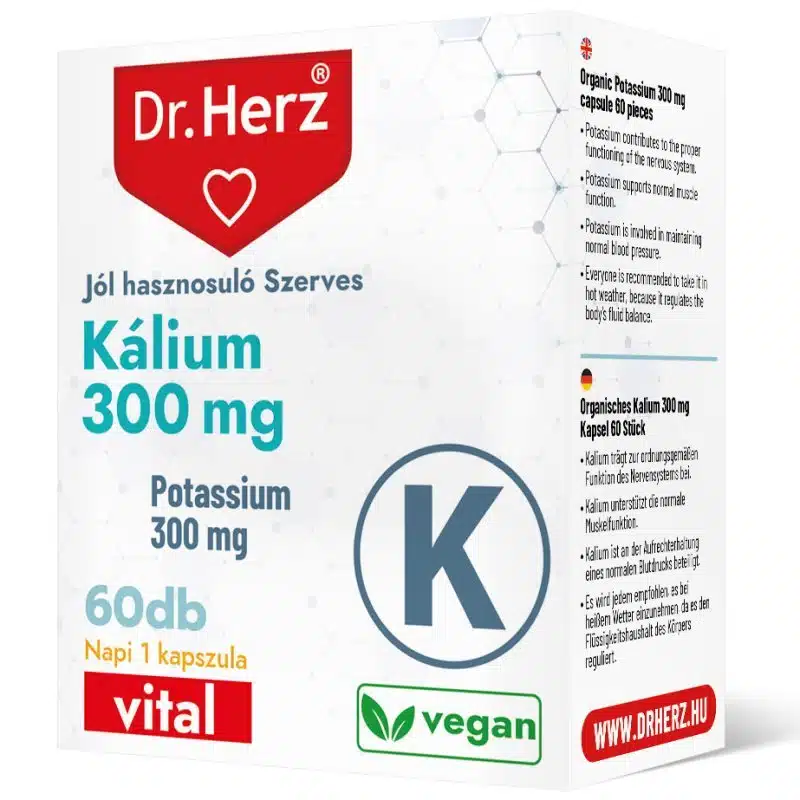Dr. Herz Szerves Kálium kapszula 60db
