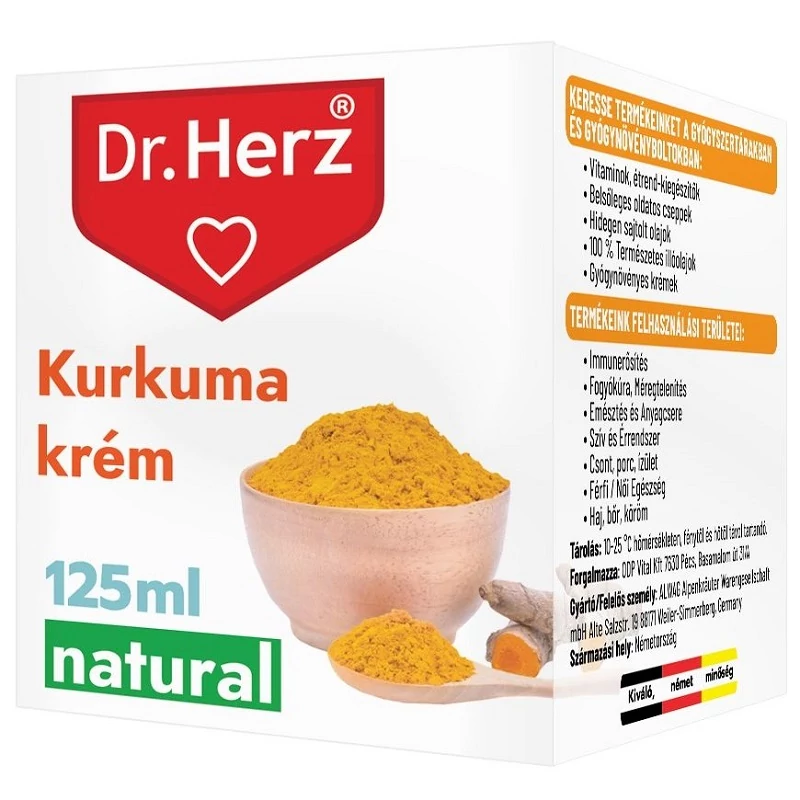 Dr. Herz kurkuma krém 125ml