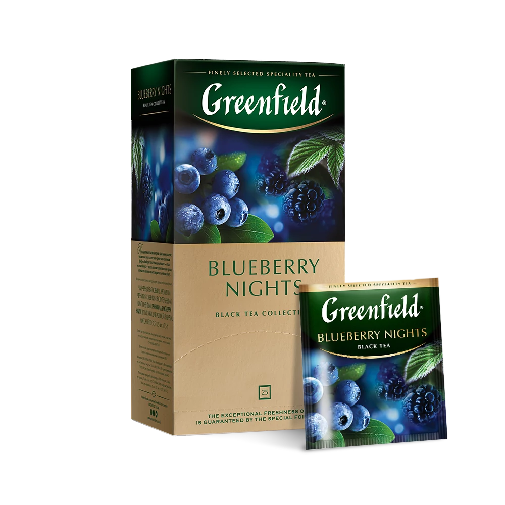 GREENFIELD Blueberry Nights tea 25x1,5g