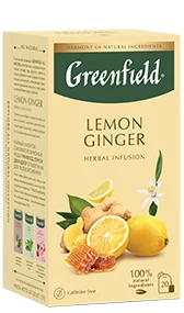 GREENFIELD Lemon Ginger tea 20x1,5g