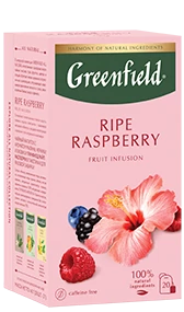 GREENFIELD Ripe Raspberry tea 20x2g