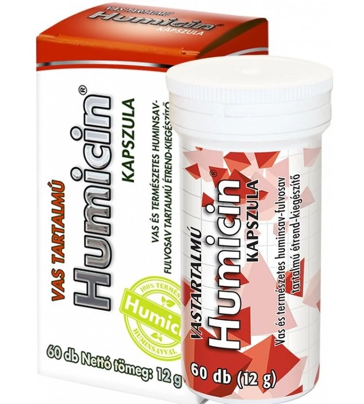 Humicin vas kapszula 60db