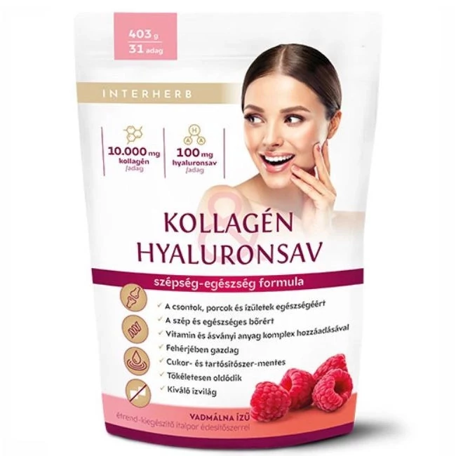 Interherb Kollagén vadmálna ízű italpor 400g