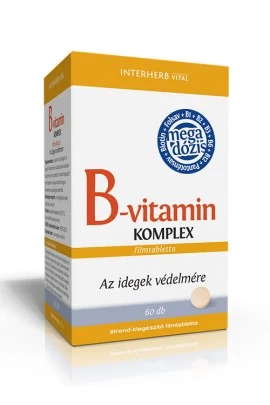 Interherb B-vitamin komplex tabletta 60 db