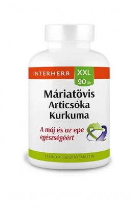 Interherb XXL Máriatövis-Articsóka+ Kurkuma 90db