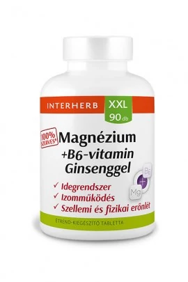 Interherb XXL Magnézium+B6+Ginzeng 90db