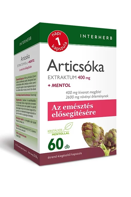 Interherb napi 1 articsóka kapszula 60db