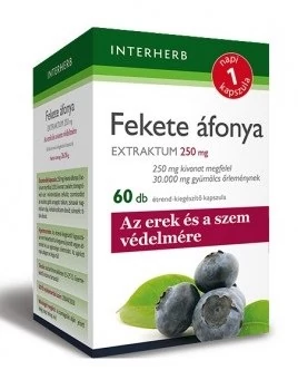 Interherb napi 1 fekete áfonya kapszula 60db