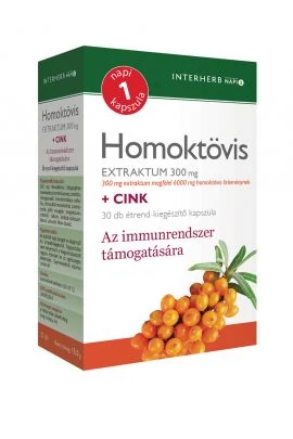 Interherb napi 1 homoktövis kapszula+cink 30db