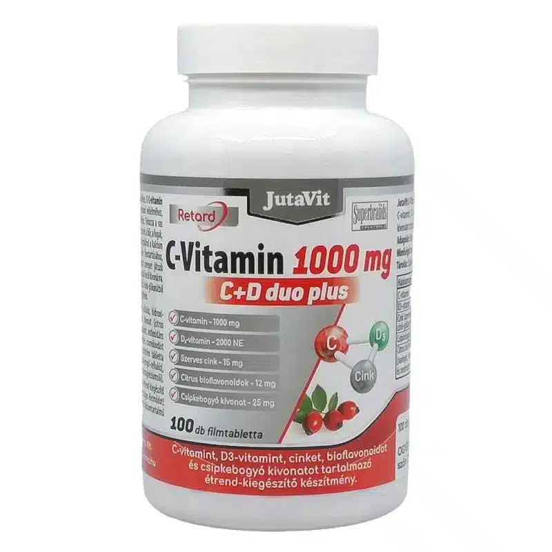 JutaVit C+D Duo Plus Retard filmtabletta 100db