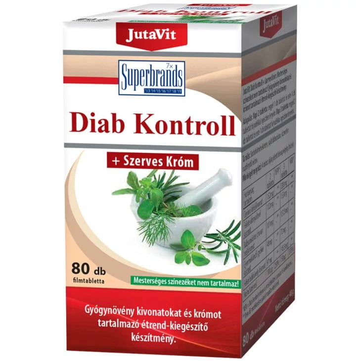 JutaVit Diab Kontroll tabletta 80db