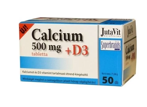 Jutavit Calcium+D3-vitamin tabletta 50db