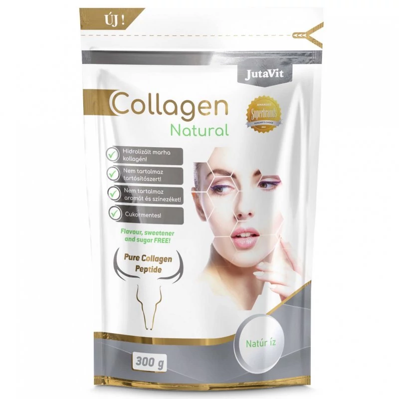 JutaVit Collagen Natural natúr íz 300g