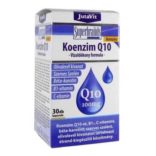 Jutavit Koenzim Q10 100mg vízoldékony kapszula 30db