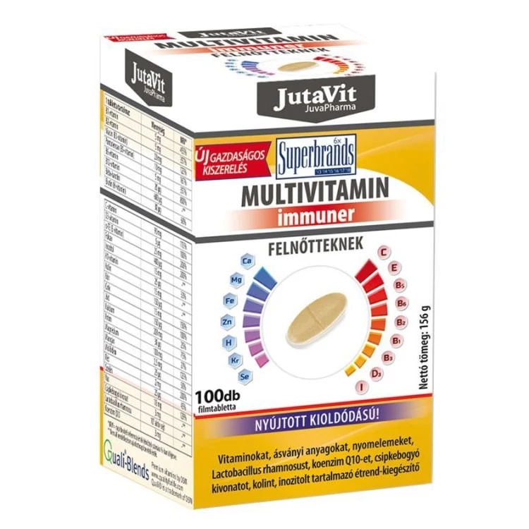 Jutavit multivitamin tabletta felnőtteknek 100db