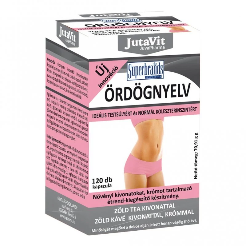 Jutavit Ördögnyelv kivonat zöldteával kapszula 120db