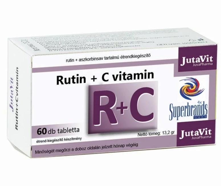 Jutavit Rutin + C-vitamin tabletta 60db
