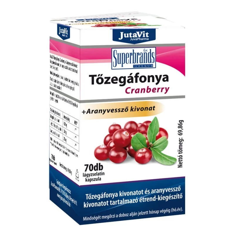 Jutavit Tőzegáfonya kapszula 70db