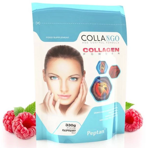 Collango Collagen por málna ízű 330 g