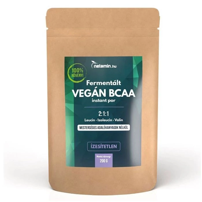 Netamin Fermentált Vegán BCAA instant por 200g