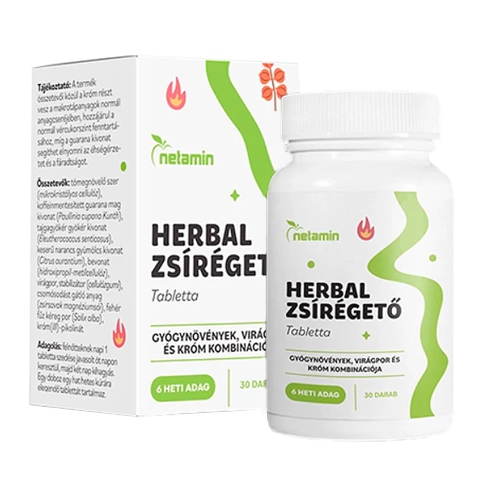 Netamin Herbal zsírégető tabletta 30db