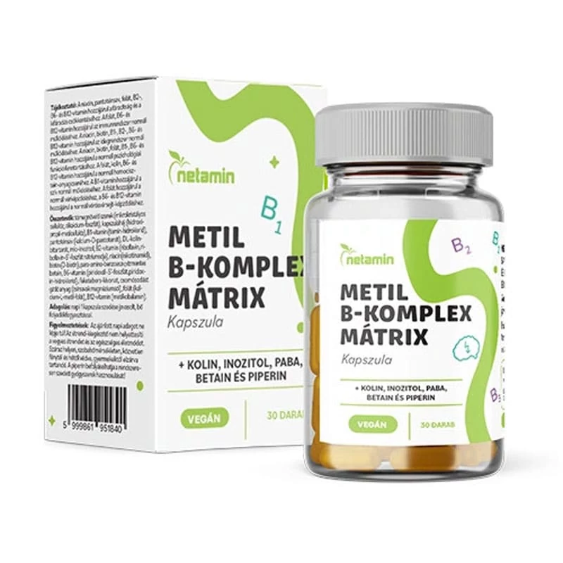 Netamin Metil B-Komplex Mátrix kapszula 30db