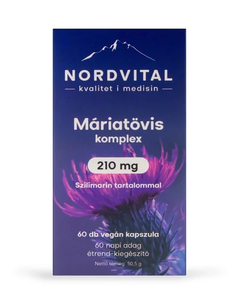 Nordvital Máriatövis komplex kapszula 60db 