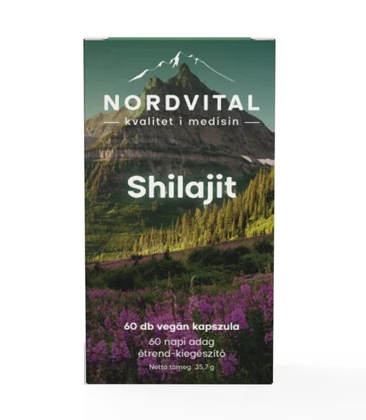 Nordvital Shilajit vegán kapszula 60db