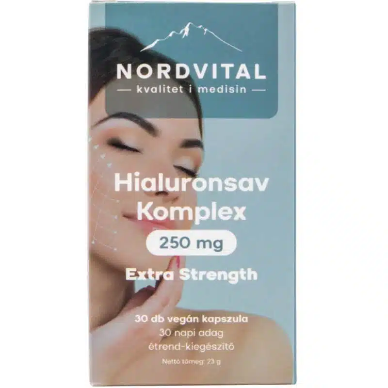 Nordvital Hialuronsav komplex vegán kapszula 30db