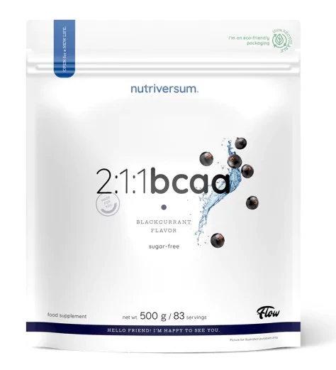 Nutriversum 2:1:1 BCAA feketeribizli sugar free 500g