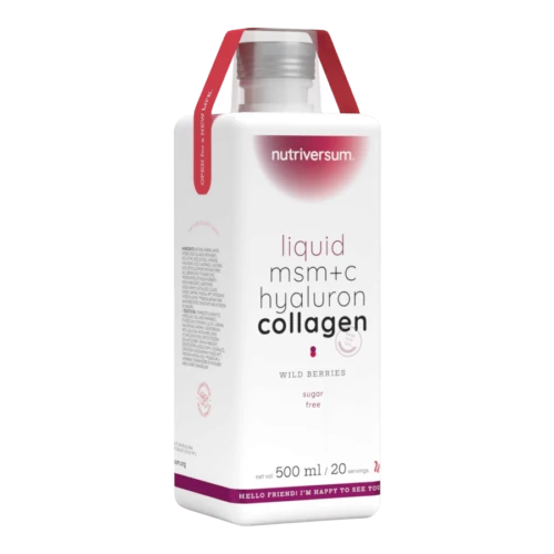 Nutriversum MSM+C Hyaluron Collagen Liquid erdei gyümölcs 500ml