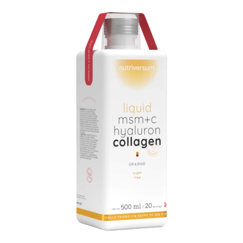 Nutriversum MSM+C Hyaluron Collagen Liquid narancs 500ml