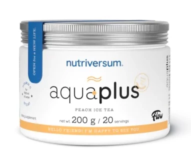 Nutriversum Aqua+ barackos jegestea 200 g