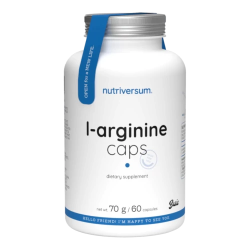 Nutriversum BASIC L-arginine kapszula 60db