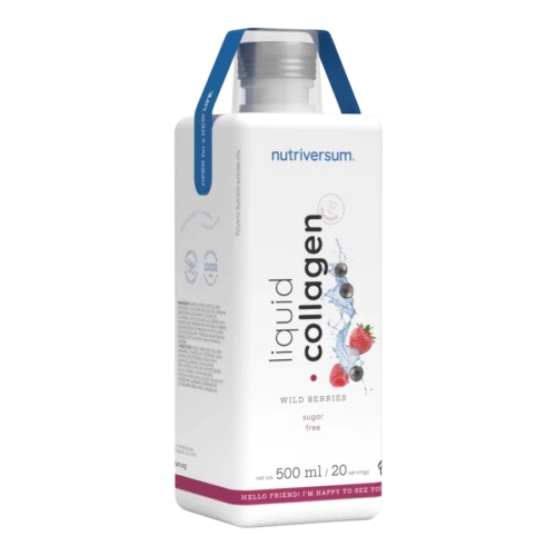 Nutriversum Collagen liquid sugar free erdei gyümölcs 500ml