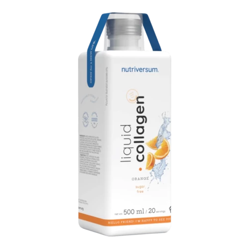 Nutriversum Collagen liquid sugar free narancs 500ml