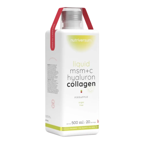 Nutriversum MSM+C Hyaluron Collagen Liquid ananász 500ml