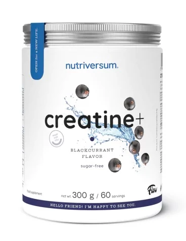 Nutriversum kreatin monohidrát por fekete ribizli 300g